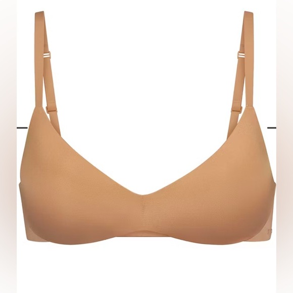 SKIMS WIRELESS FORM PUSH UP PLUNGE BRA-CLAY- 32D-BNWT - Picture 5 of 9